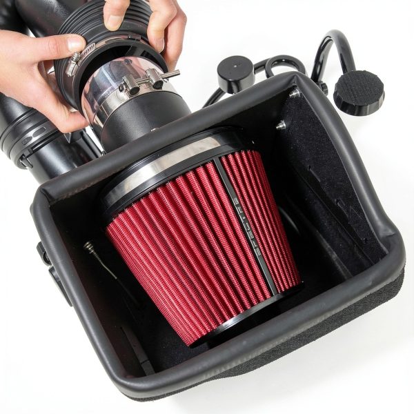 Spectre Air Intake Filter Ford Diesel Machined-3