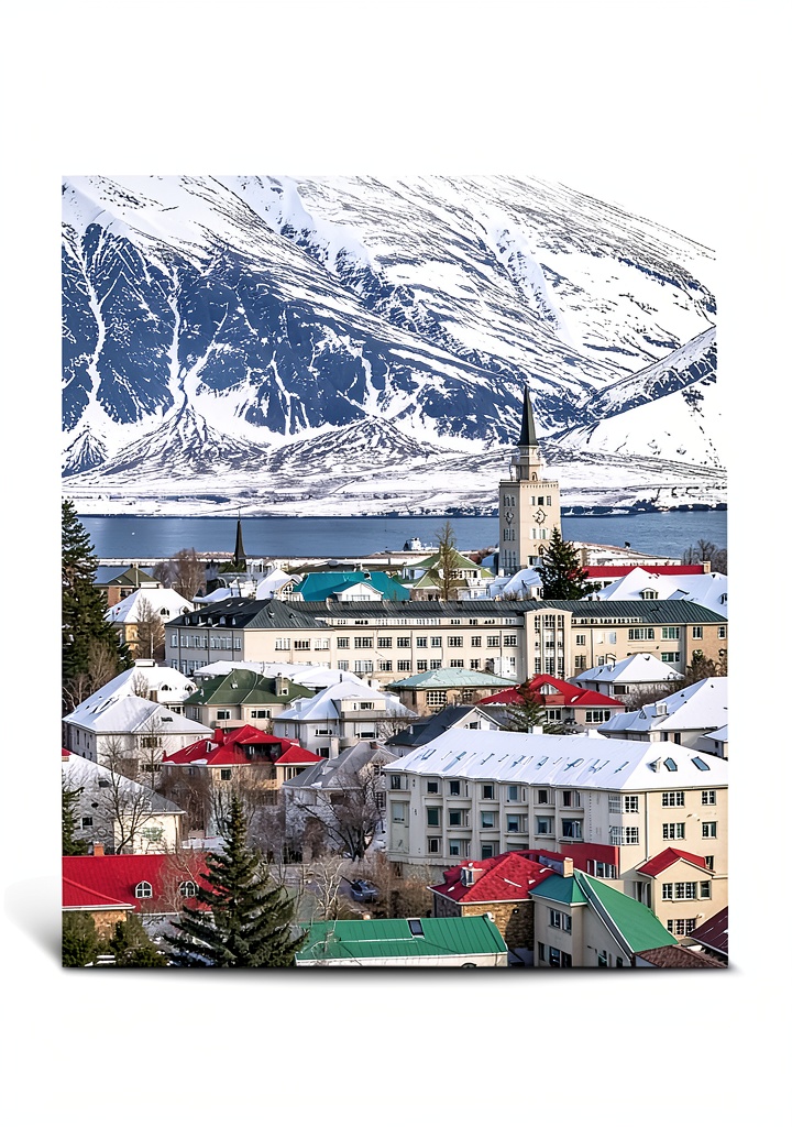 Reader using the Iceland guide on a Kindle during a trip