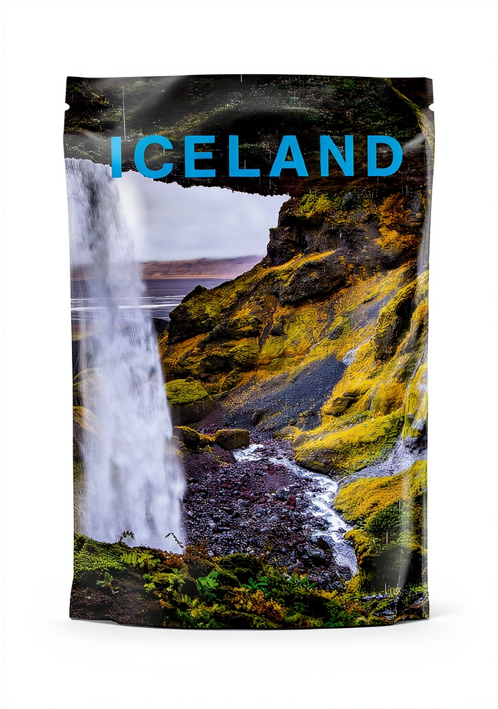 Traveler using the Iceland guide on a Kindle device